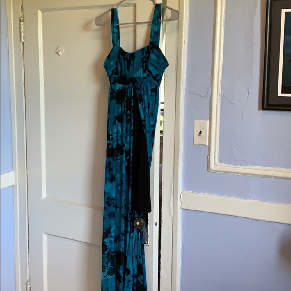 Connected teal dress size 8.